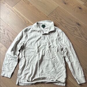 J. Crew Light Gray Polo Shirt